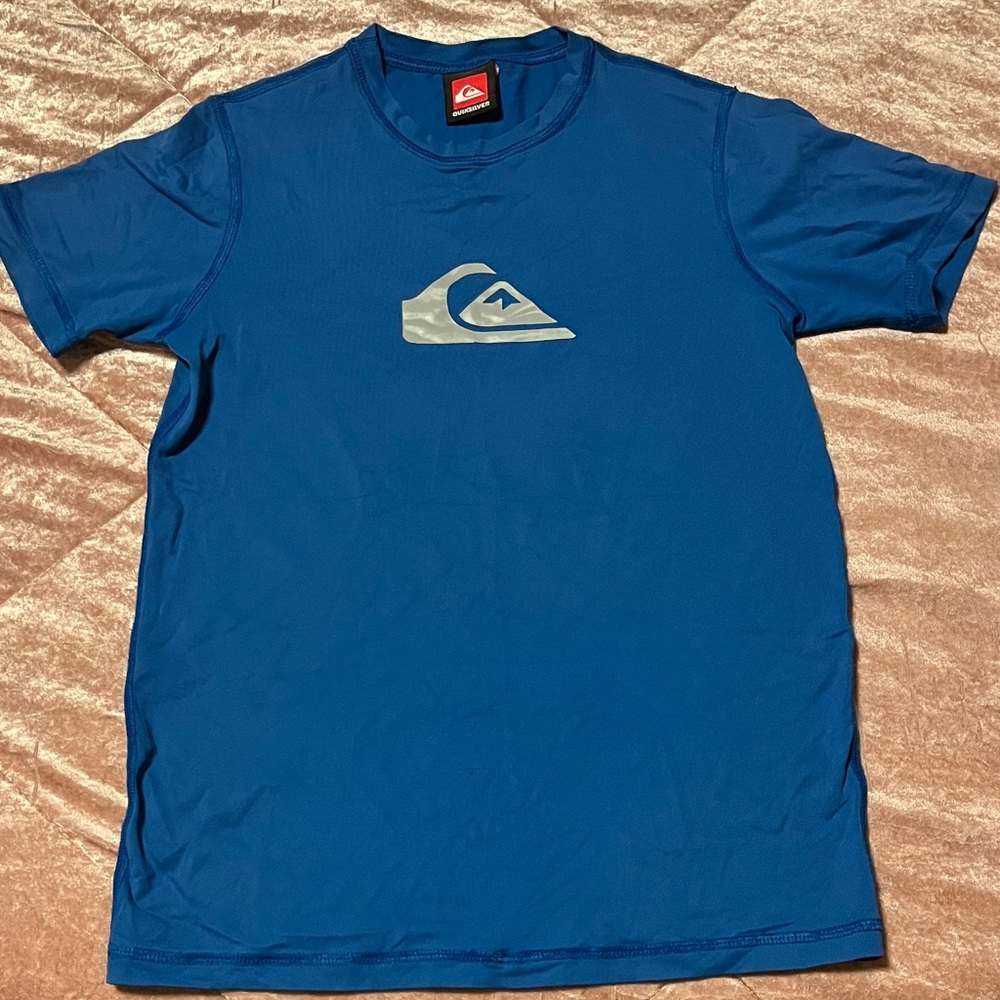 Quiksilver Blue Kids Swim Rashguard
